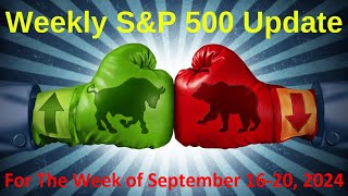 SampP 500 Weekly Market Update for Monday Sept 1620 2024 [upl. by Aivato220]