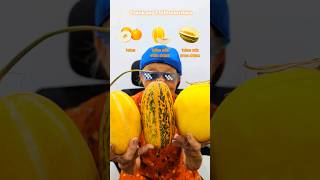 The color of Cantaloupe 🍈 mukbang eatingshow asmr food shorts [upl. by Leynad]