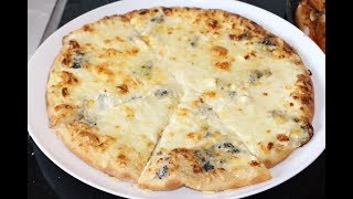 4 Peynirli Pizza  Pizza nasil yapilir tarifi 2 cesit Pizza tarifi  Nurmutfagi NurGüL [upl. by Resee]