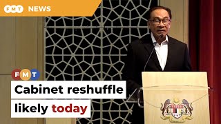 Cabinet reshuffle expected today [upl. by Norted]