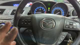 2012 Mazda 3 istop relearn Re initialize stop start battery replacement [upl. by O'Connor9]