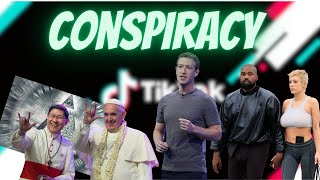 Spooky and Creepy Conspiracy Theory TikTok 2023  Kanye West Mark Zuckerberg  REACTION [upl. by Alikee]