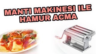 MAKARNA MAKINESI KULLANIMI I Mini Ravioli Kalıbı Ile Mantı Yapımı [upl. by Honorine]