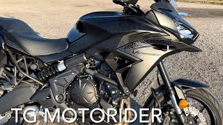 TG MotoRider 2024 Kawasaki VERSYS 650 Sport Tourer Test Ride Review Highway and Gravel [upl. by Derfniw824]