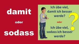 damit oder sodass B2 [upl. by Dyal]