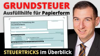 Grundsteuer Formular ausfüllen in Papierform 🏠 Grundsteuererklärung Ausfüllhilfe ohne Elster pdf [upl. by Ferwerda]