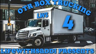 Day In A Life OTR Box Trucking Non Cdl Episode 4 [upl. by Hsirk]