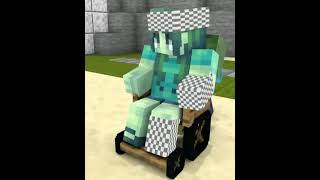 Monster School Baby Zombie Very Sad Life Minecraft Animation shorts version Shorts [upl. by Akira941]