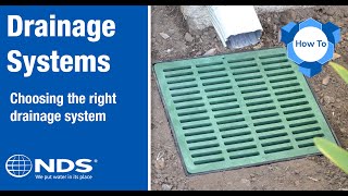 How to Choose the Right Landscape Drainage System for Stormwater Runoff  NDS Yard Drainage Systems [upl. by Gypsie134]