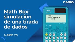 Casio ClassWiz  Simulación de tirada de dados [upl. by Sisxela]