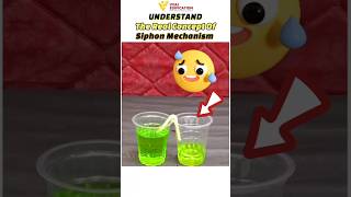 understand the real concept of siphon science physics vyasedification viral shorts yt [upl. by Noffihc923]