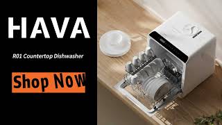 HAVA R01  Best Countertop Dishwasher 2024 [upl. by Arias29]