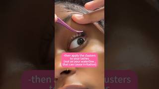 Do my lashes with me using Fadlash lash clusters🔥🔥fadlash lashclusters [upl. by Finbar655]