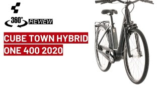 Cube TOWN HYBRID ONE 400 360 spin bike review [upl. by Dnamron]