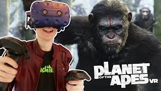 PLANET OF THE APES IN VIRTUAL REALITY  Crisis on the Planet of the Apes VR HTC Vive Pro Gameplay [upl. by Assirroc173]