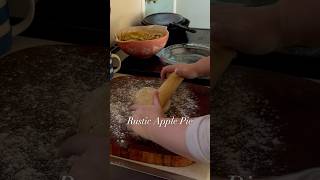 Rustic apple pie…applepie pie fallbaking baking [upl. by Kawai]