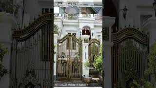 Door Pattern Gate Making Process  How to make iron gate design for home entrains [upl. by Zetniuq]