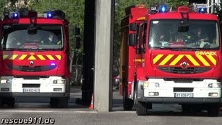 Départ incendie SDIS 68 CIS Mulhouse [upl. by Schiffman]