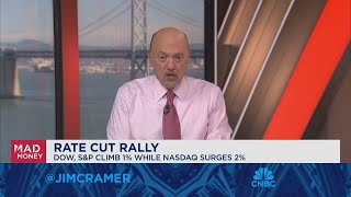 Jim Cramer talks the days record market action [upl. by Dorrie]