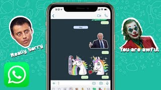 How To Create WhatsApp Stickers On iPhone [upl. by Salohcin869]