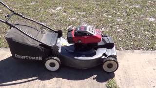 Craftsman 22quot Self Propelled Lawn Mower Model 917373680 [upl. by Kelli186]