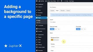 Adding a background to a specific page [upl. by Aihsotal]