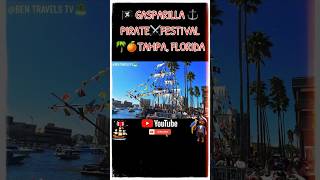 Gasparilla Pirate Festival 2024 in Tampa Florida  Pirate Invasion amp Parade Vlog 🏴‍☠️🌴⚓️ [upl. by Enialehs]