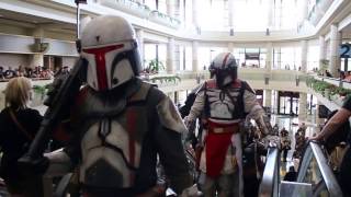 Star Wars Celebration 2017 Mandalorian Death March part 1 [upl. by Aplihs147]