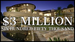 3650000 CALIFORNIA LAKE FRONT PALACE with SPA MOVIE THEATRE LEATHER FLOORS etc [upl. by Alrahc]