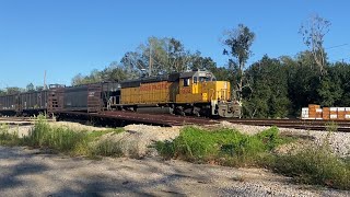 Union Pacific LLD51 Schriever Louisiana [upl. by Gert]