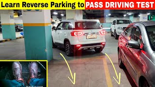 Part  18  Learn Reverse Parking to PASS DRIVING TEST With Drivers POV and Foot Movement [upl. by Xenia202]