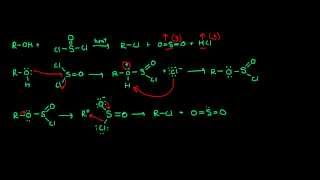 Alkyl Chlorides by Alcohol Reactions with Thionyl Chloride [upl. by Wendy]