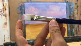 Acrylic Landscape painting tutorial  Learn the tricks for better landscapes [upl. by Naghem]