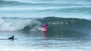 PUMPING surf in Southern California from HURRICANE SERGIO 2018  RAW [upl. by Stirling633]