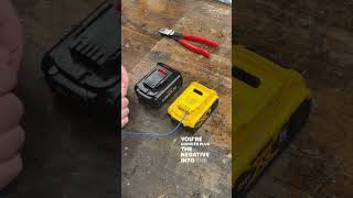 Fixing a dead battery that won’t charge shoptips shophacks batteries batteryhacks [upl. by Oneal245]