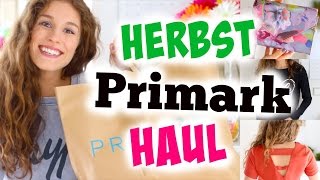 MEGA PRIMARK HAUL mit ANPROBE für den Herbst 2015 ♡ BarbieLovesLipsticks [upl. by Annuaerb]