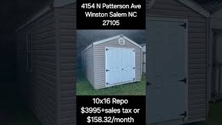 Repo storage shed for sale shed sale localbusiness winstonsalem [upl. by Bernette700]