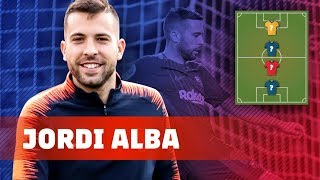 JORDI ALBA  MY TOP 4 LEGENDS [upl. by Anitsihc]