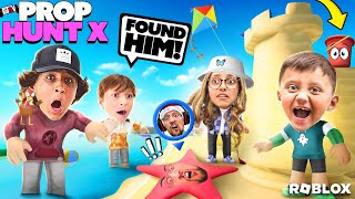 Roblox SECRET Prop Hunt X Trick Family Hide amp Seek Part 2 FGTeeV Gameplay [upl. by Kolb]