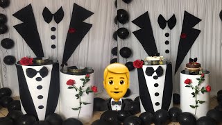 Decoración para el día de papa DIY arreglo traje para papá [upl. by Suoirred681]