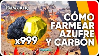 🔥UBICACIÓN para FARMEAR AZUFRE y CARBÓN en PALWORLD Guía [upl. by Boeschen145]