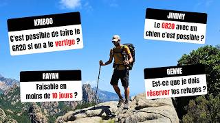 FAQ du GR20  Je réponds à TOUTES vos questions  4K [upl. by Peppi]