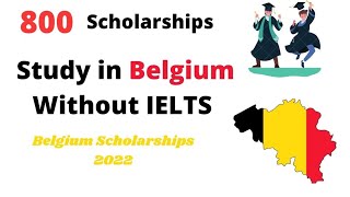 Study in Belgium without IELTS 2022 StudyinEurope ScholarshipsInternational Scholarships [upl. by Norita]