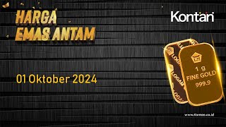 Harga Emas Antam Hari ini Terperosok Selasa 1 Oktober 2024  KONTANTV [upl. by Melisenda]