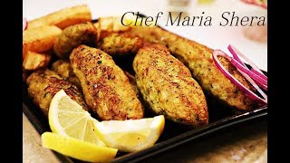 Chicken kebab recipe Minced chicken kabob Afghan recipes style Afghan chicken kebab part 2 [upl. by Goddord]