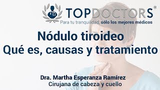 Nódulo tiroideo Qué es causa y tratamiento [upl. by Anaeed]