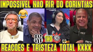 IMPOSSIVEL NÃO RIR  REAÇÕES CORINTIANAS ELIMINADA DO PAULISTÃO  CORINTHIANS 0X1 PONTE PRETA [upl. by Barncard]