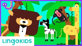 Wild Animals Song 🦒 Safari Chants for Preschoolers  Lingokids Music [upl. by Romelda226]