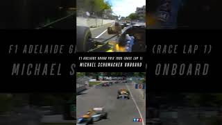 Schumacher 1993 F1 Onboard Opening lap Adelaide amp Pedro Lamy Incident [upl. by Juback]