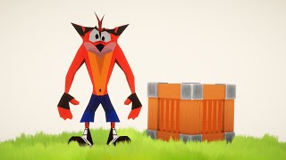 Crash Bandicoot jumps on a Box and goes quotWoahquot [upl. by Ellette]